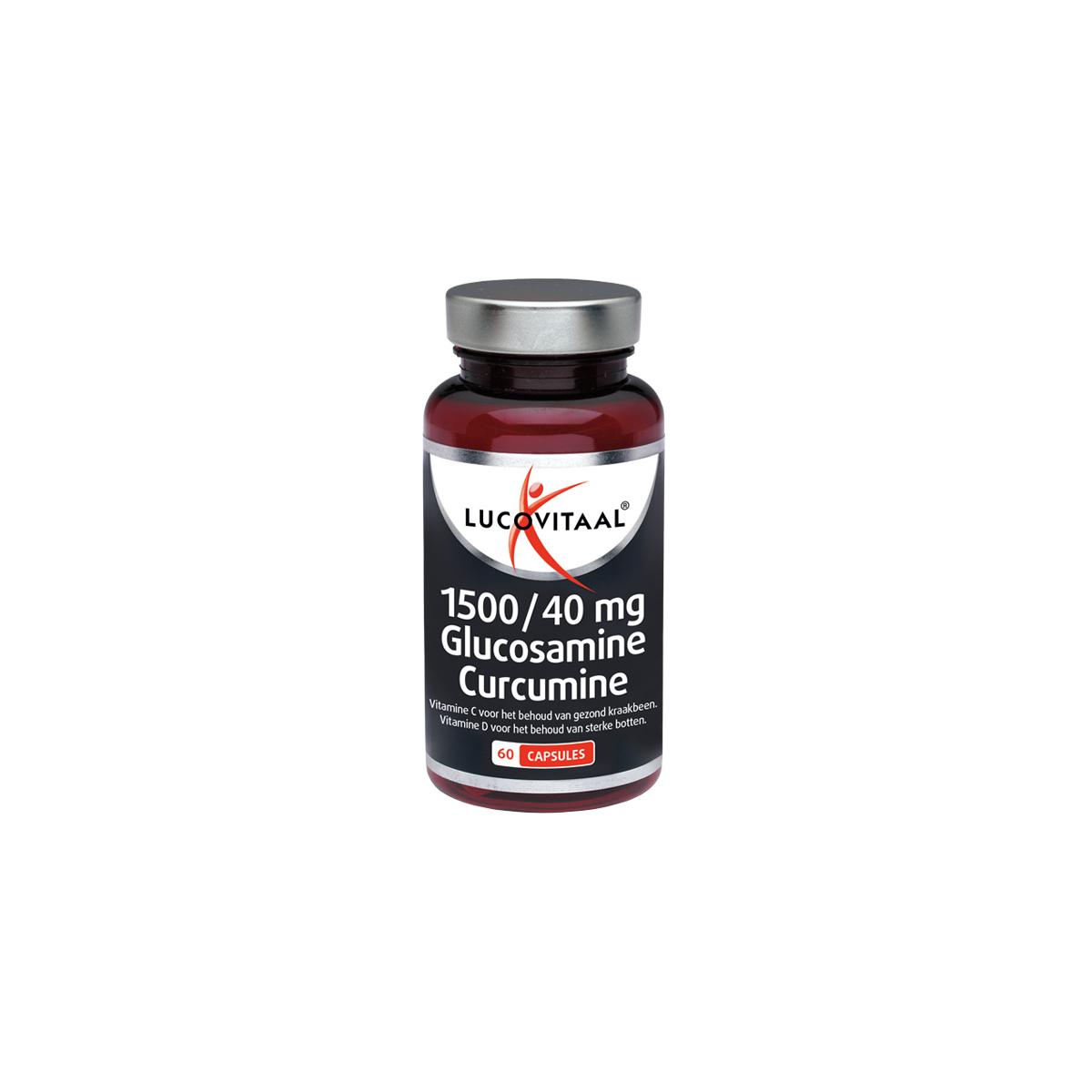 Lucovitaal 1500/40 mg Glucosamine curcumine 60cap