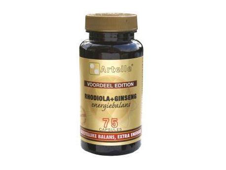 Rhodiola ginseng energiebalans