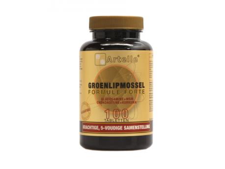 Artelle Groenlipmossel formule forte 100tab