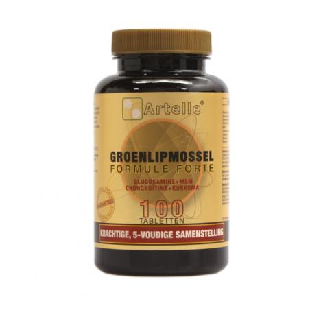 Artelle Groenlipmossel formule forte 100tab