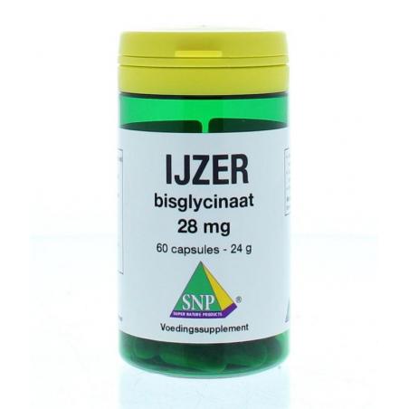 SNP IJzer bisglycinaat 28mg 60cap