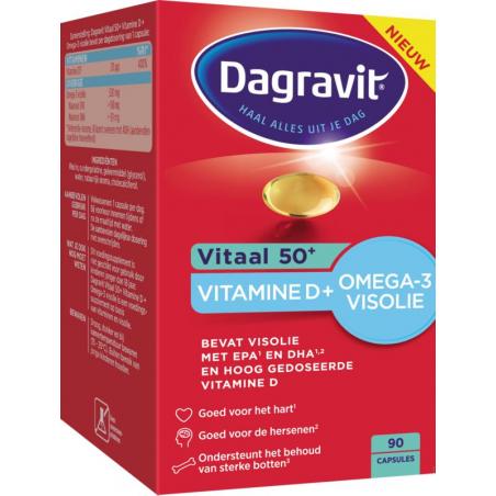 Dagravit vitaal 50+ omeg/vitd@