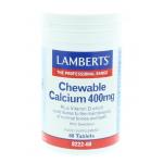 Chewable calcium 400 mg