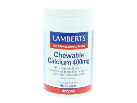 Chewable calcium 400 mg