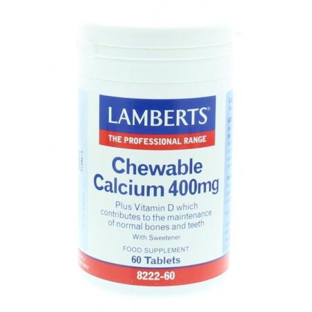 Chewable calcium 400 mg