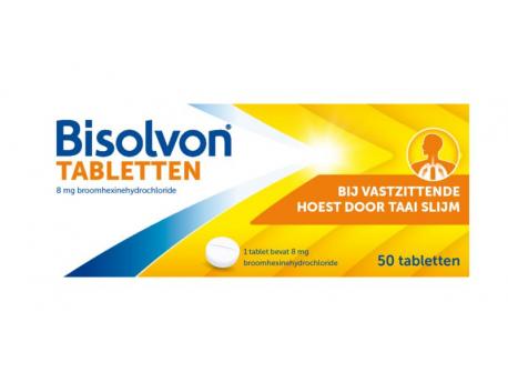 Bisolvon 8mg 50 tabletten