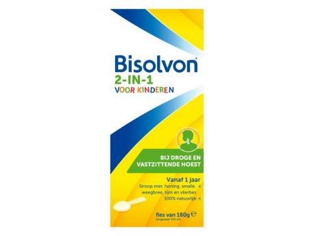 Bisolvon Drank 2-in-1 kind 133ml