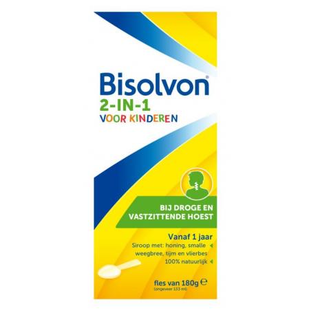 Bisolvon Drank 2-in-1 kind 133ml