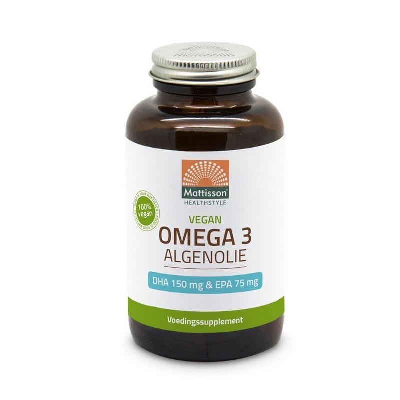 Omega 3 algenolie DHA150/EPA75