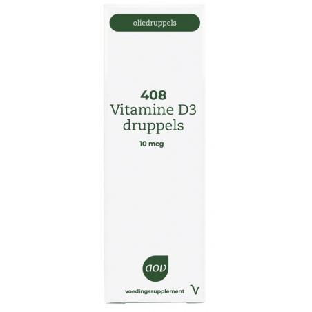 408 Vitamine D3 druppels 10mcg