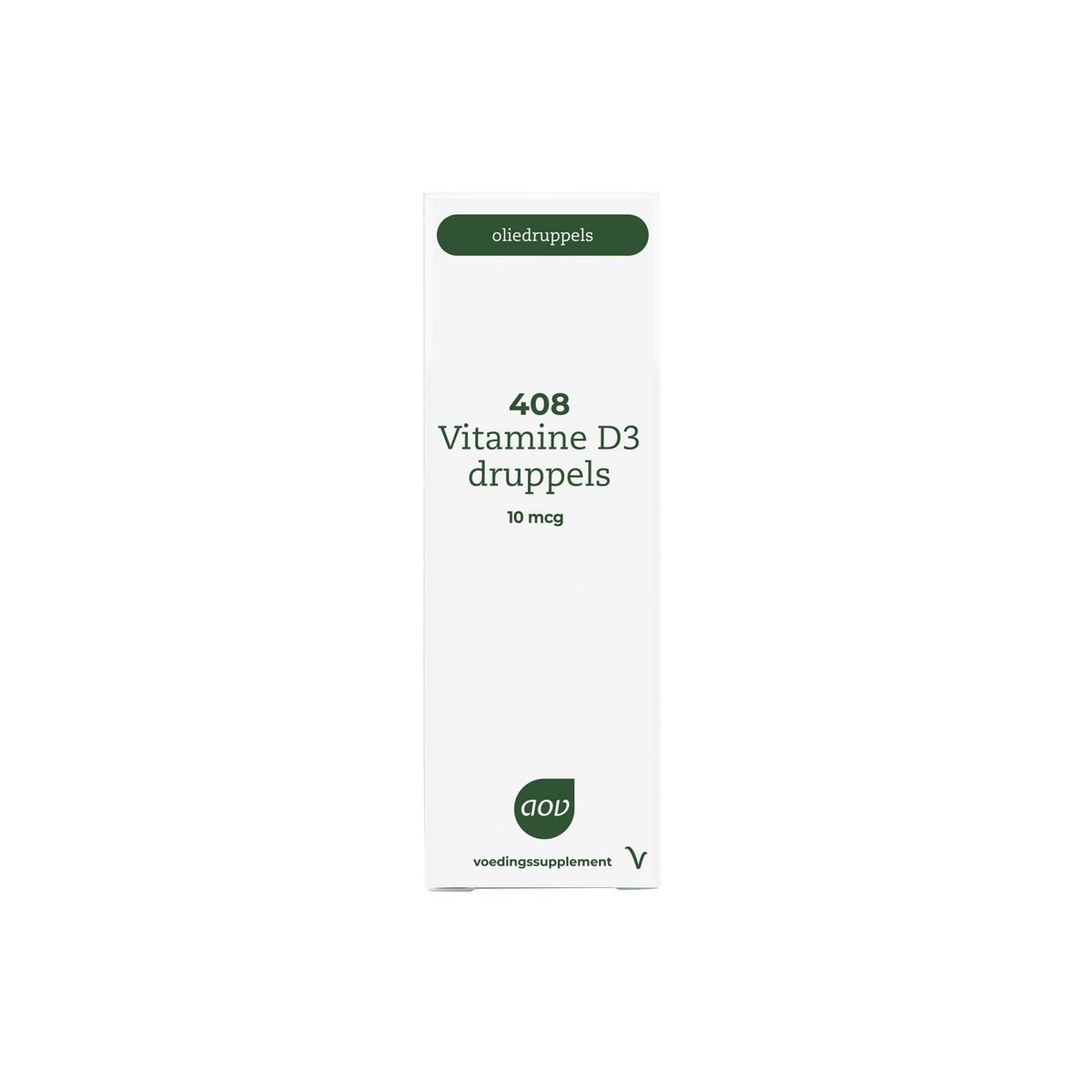 408 Vitamine D3 druppels 10mcg