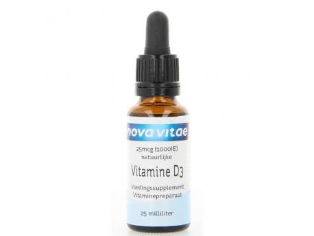 Nova Vitae Vitamine D3 1000IU 25ml