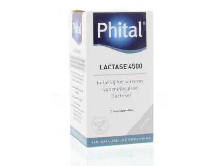 Phital Lactase 4500 50 kauwtabletten