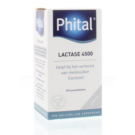 Phital Lactase 4500 50 kauwtabletten