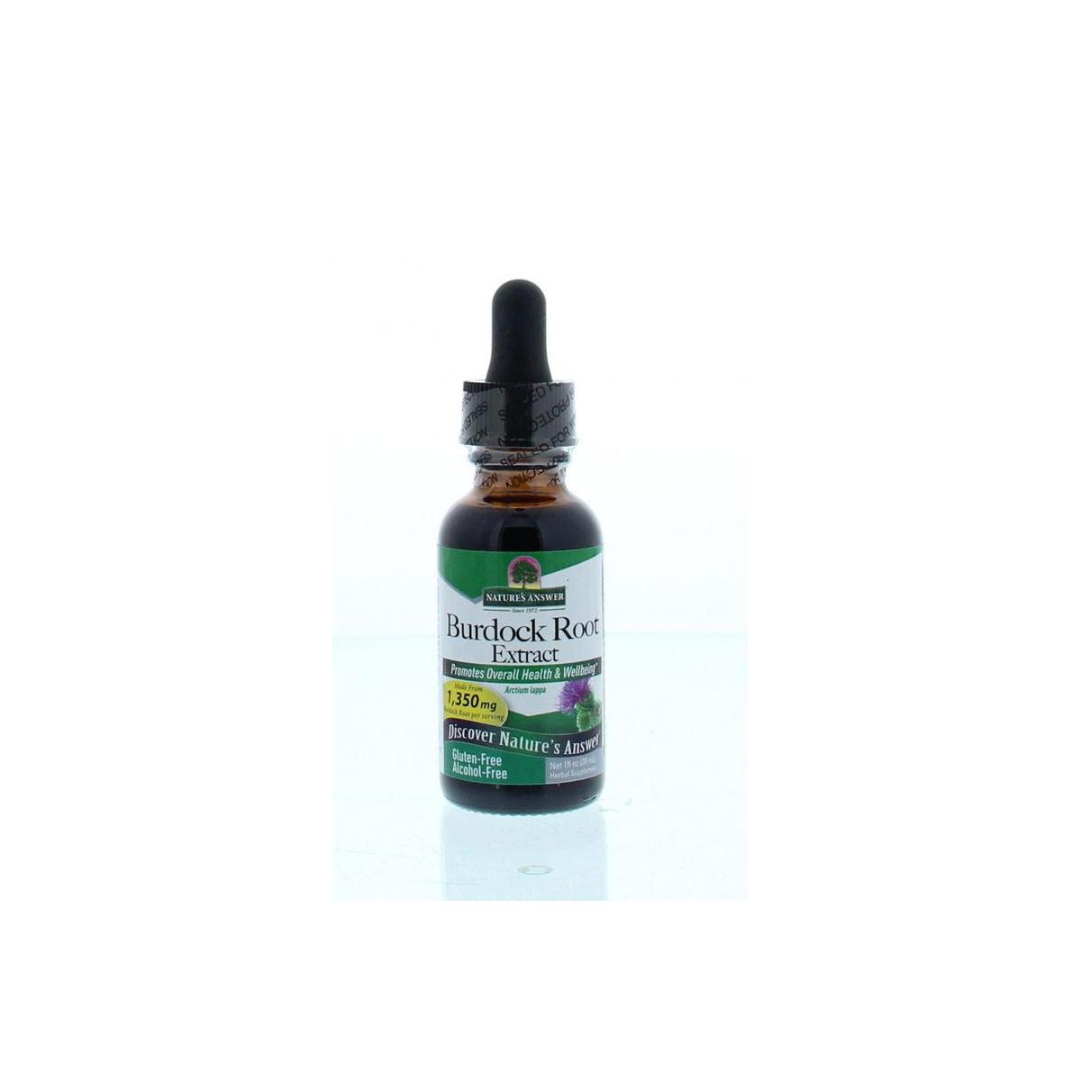 Burdock/Grote klis extract 1:1 alcoholvrij 2000mg