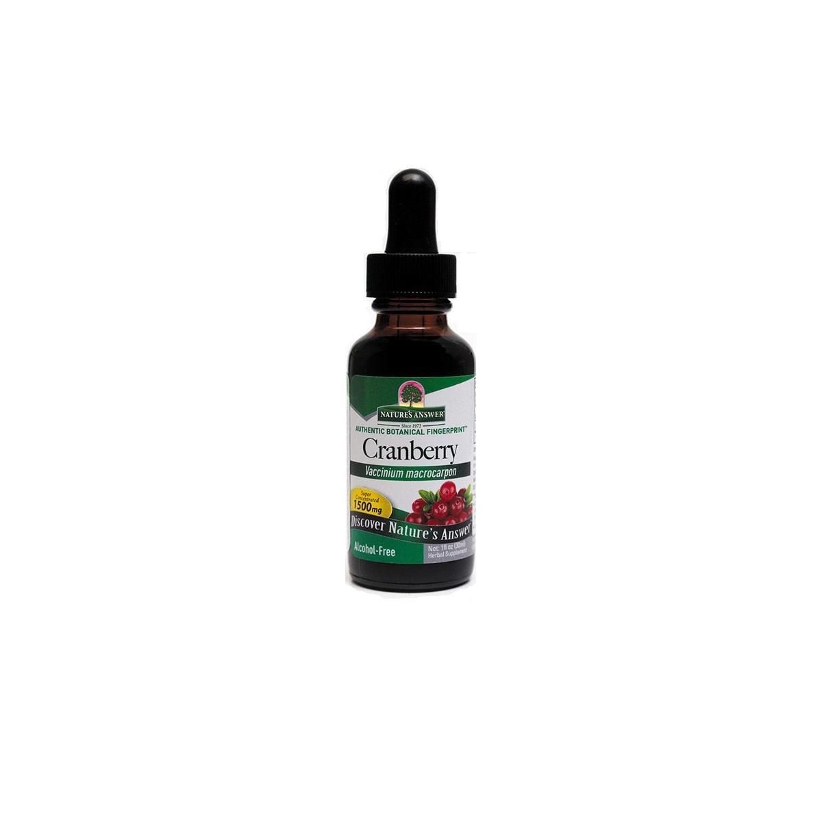 Cranberry extract alcoholvrij 1:1 1500 mg