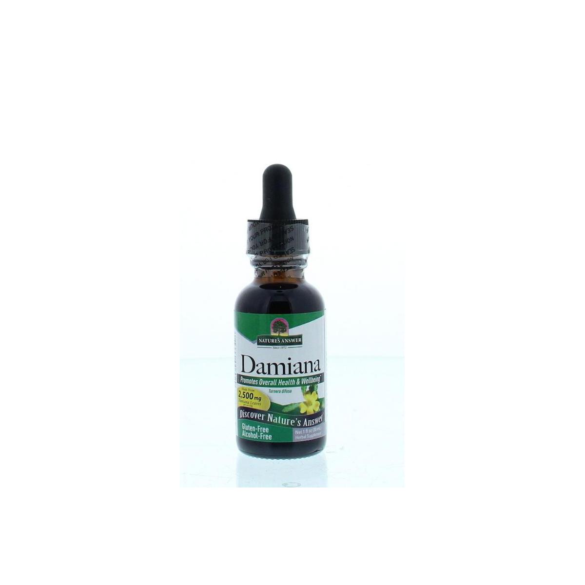 Damiana extract 1:1 alcoholvrij 2000 mg