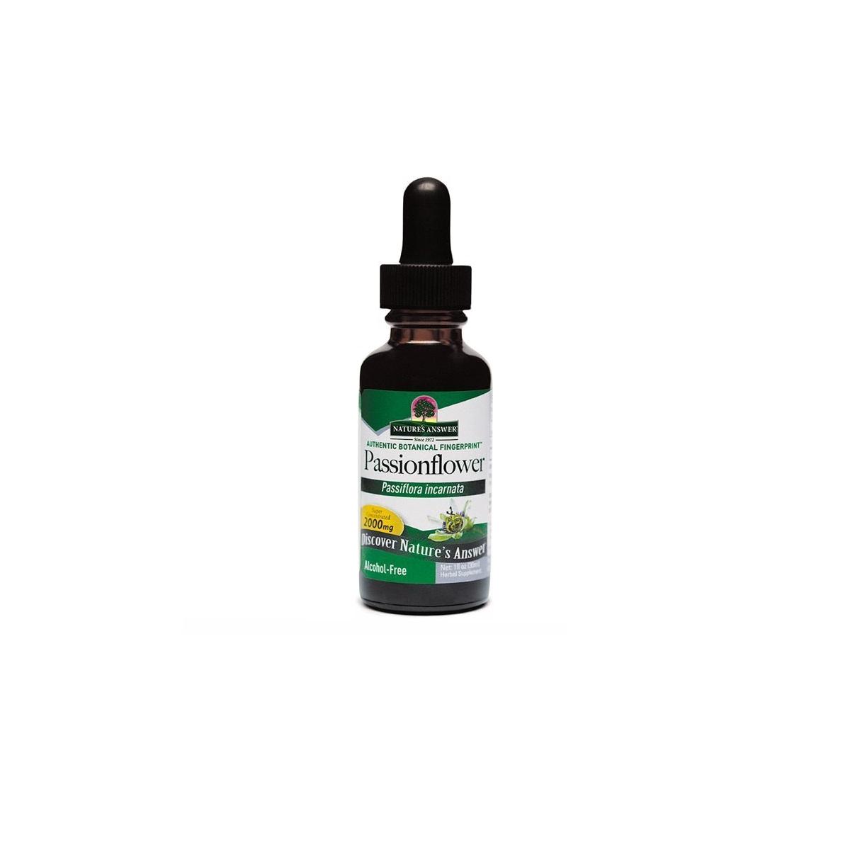 Passiebloem extract 1:1 alcoholvrij 2000 mg