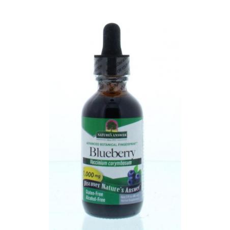 Blauwe Bes extract 1:1 alcoholvrij 1000 mg