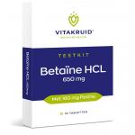 Vitakruid Betaine HCL Testkit 10tab