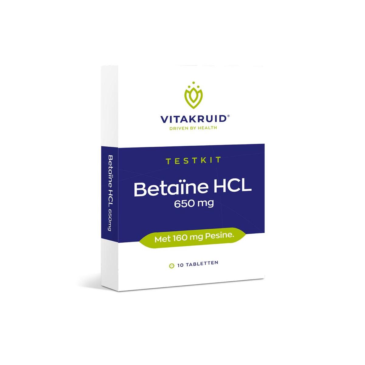 Vitakruid Betaine HCL Testkit 10tab