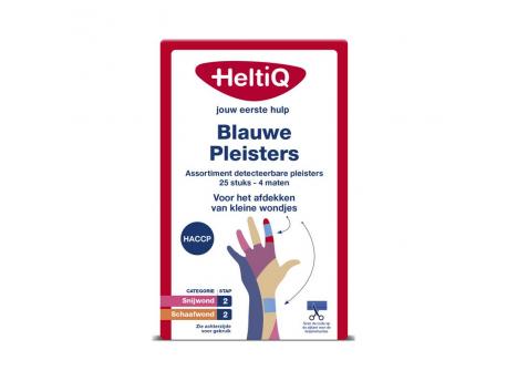 Detecteerbare pleisters blauw