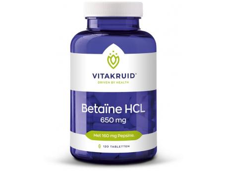 Vitakruid Betaine HCL 650 mg 120tab