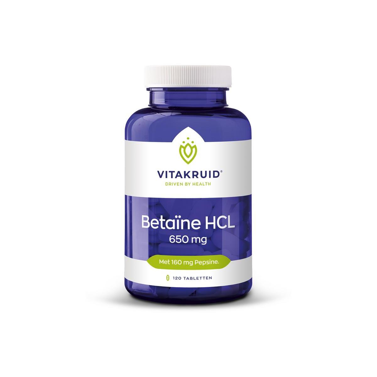 Vitakruid Betaine HCL 650 mg 120tab