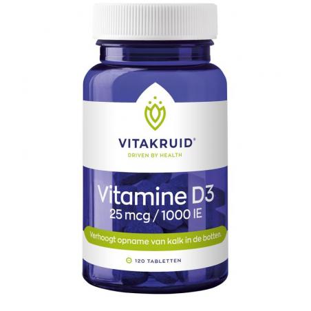 Vitakruid Vitamine D3 25 mcg 120tab