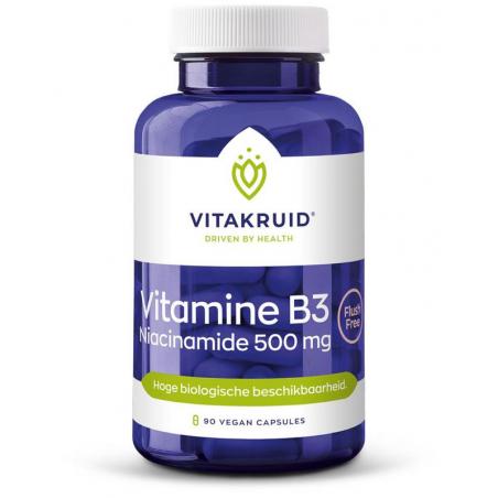 Vitakruid Vitamine b3 niacinamide 500mg