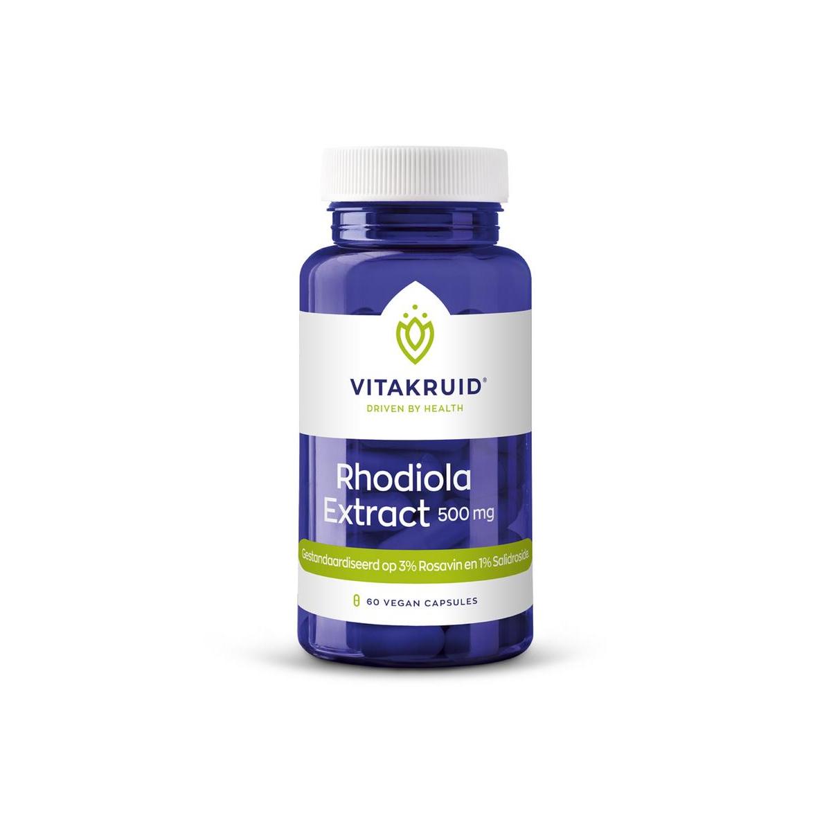 Vitakruid Rhodiola extract 500mg 60vc