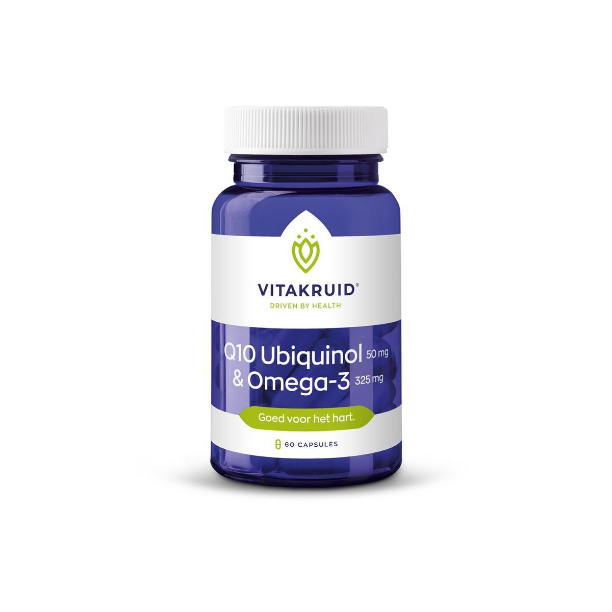 Vitakruid Q10 Ubiquinol 50mg & Omega-3 325mg 60cap