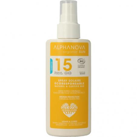 Sun vegan spray SPF15 bio