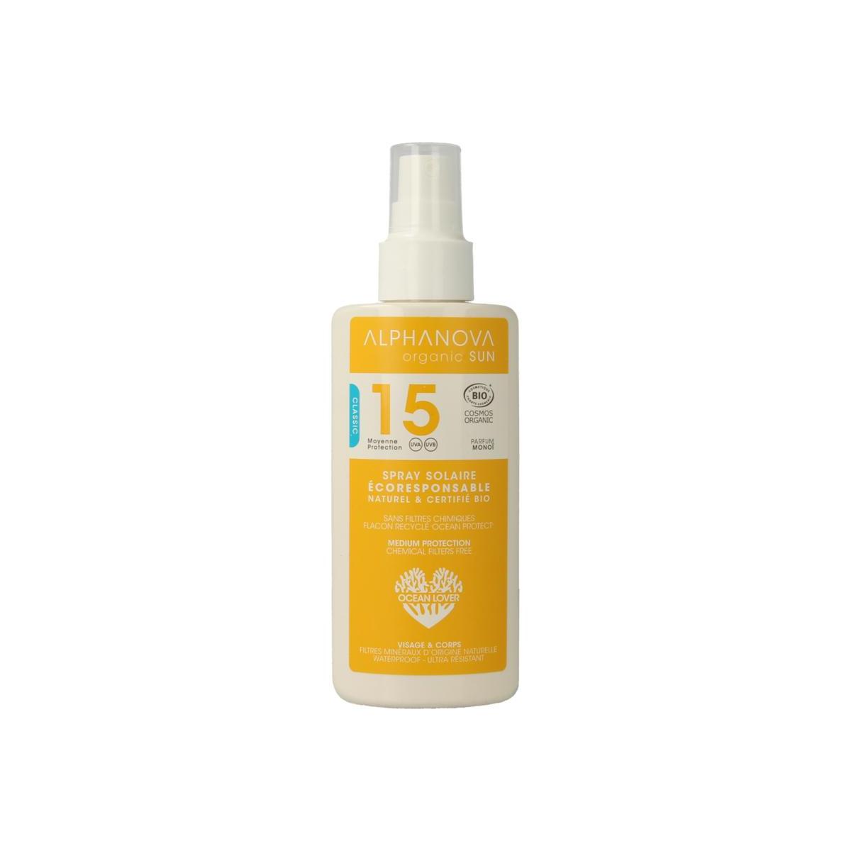 Sun vegan spray SPF15 bio