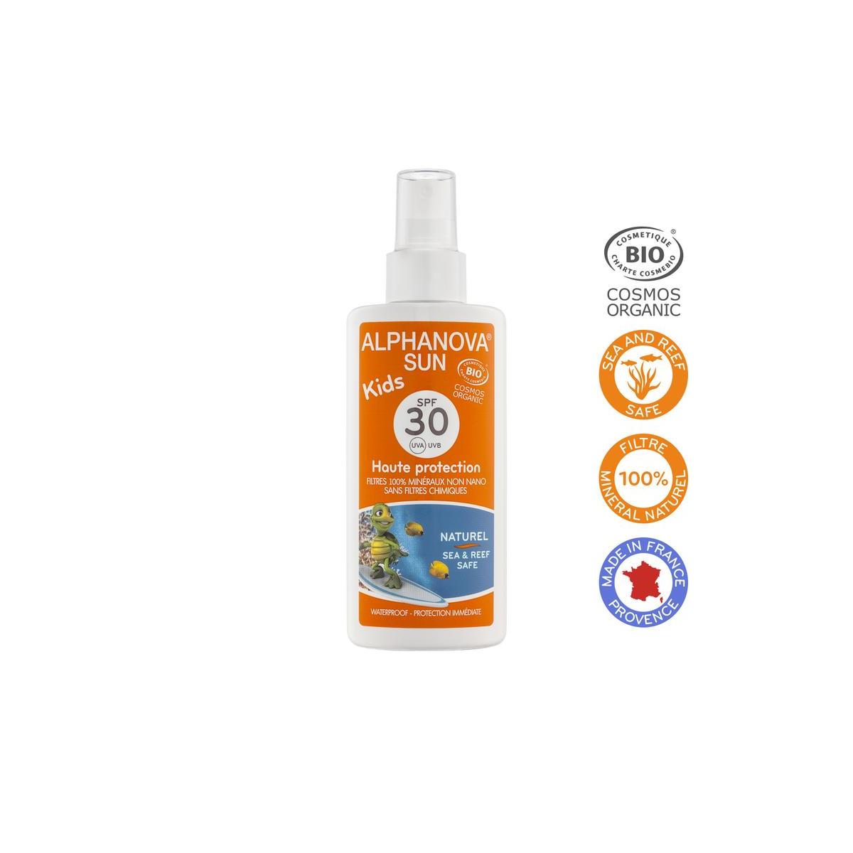 Sun vegan spray SPF30 kids bio