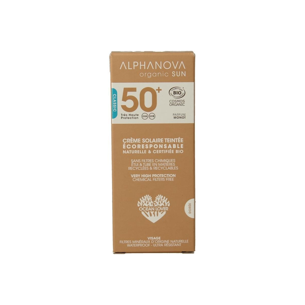 Sun vegan gekleurde dagcreme SPF50 medium tint