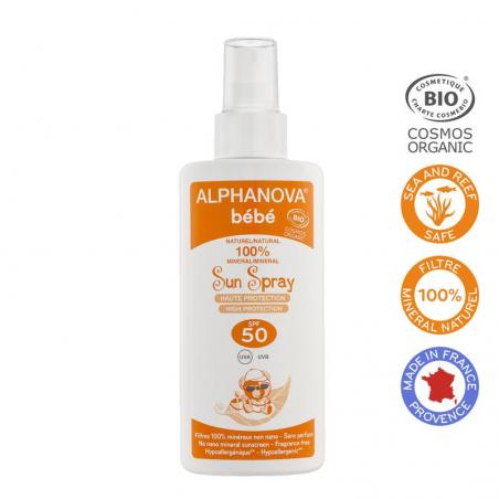 Sun zonnebrand spray SPF50 baby zonder parfum