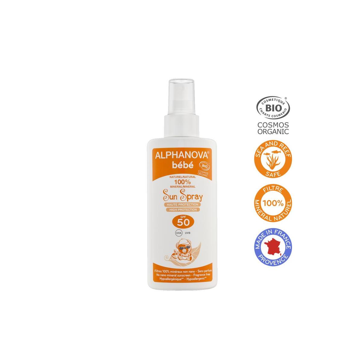 Sun zonnebrand spray SPF50 baby zonder parfum