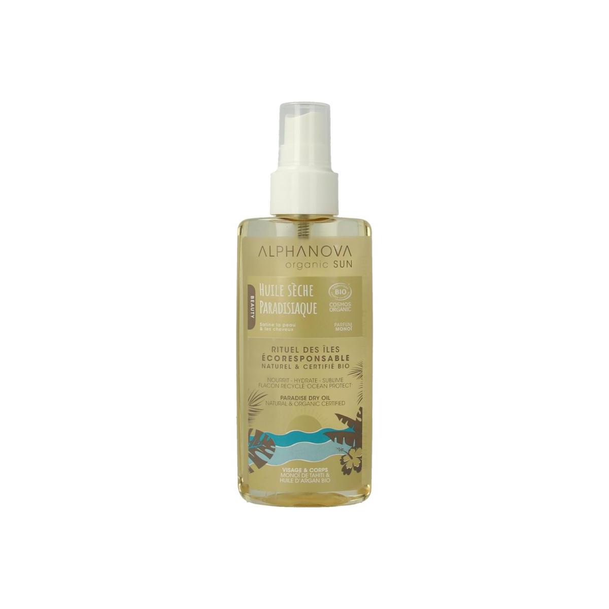 Sun vegan dry oil spray paradise bio