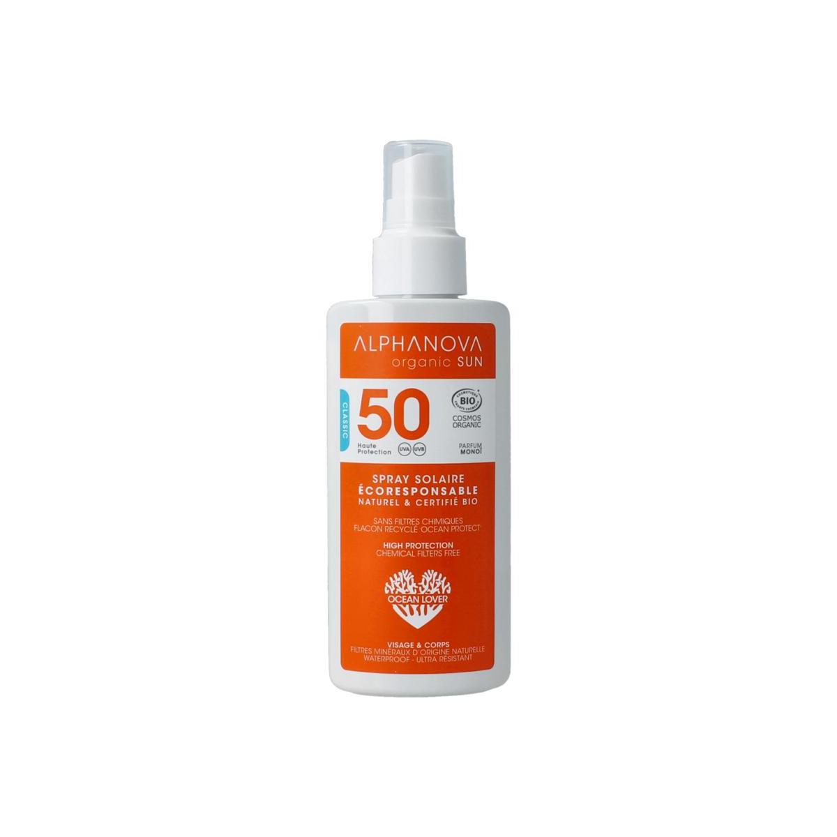 Sun vegan spray SPF50 bio