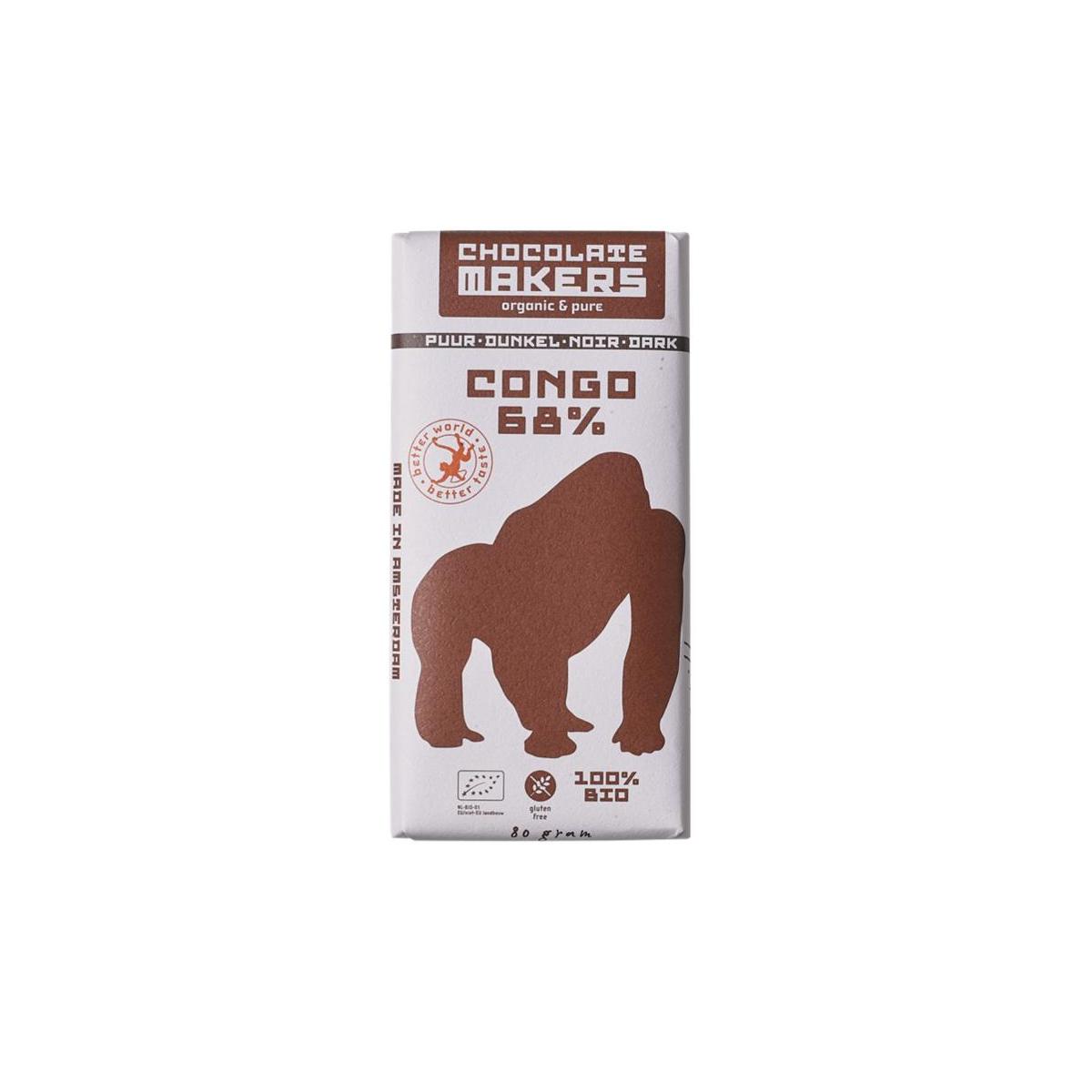 Gorilla bar 68% puur