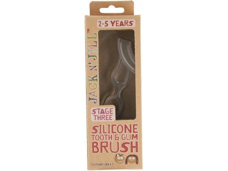 Silicone tooth & gum brush