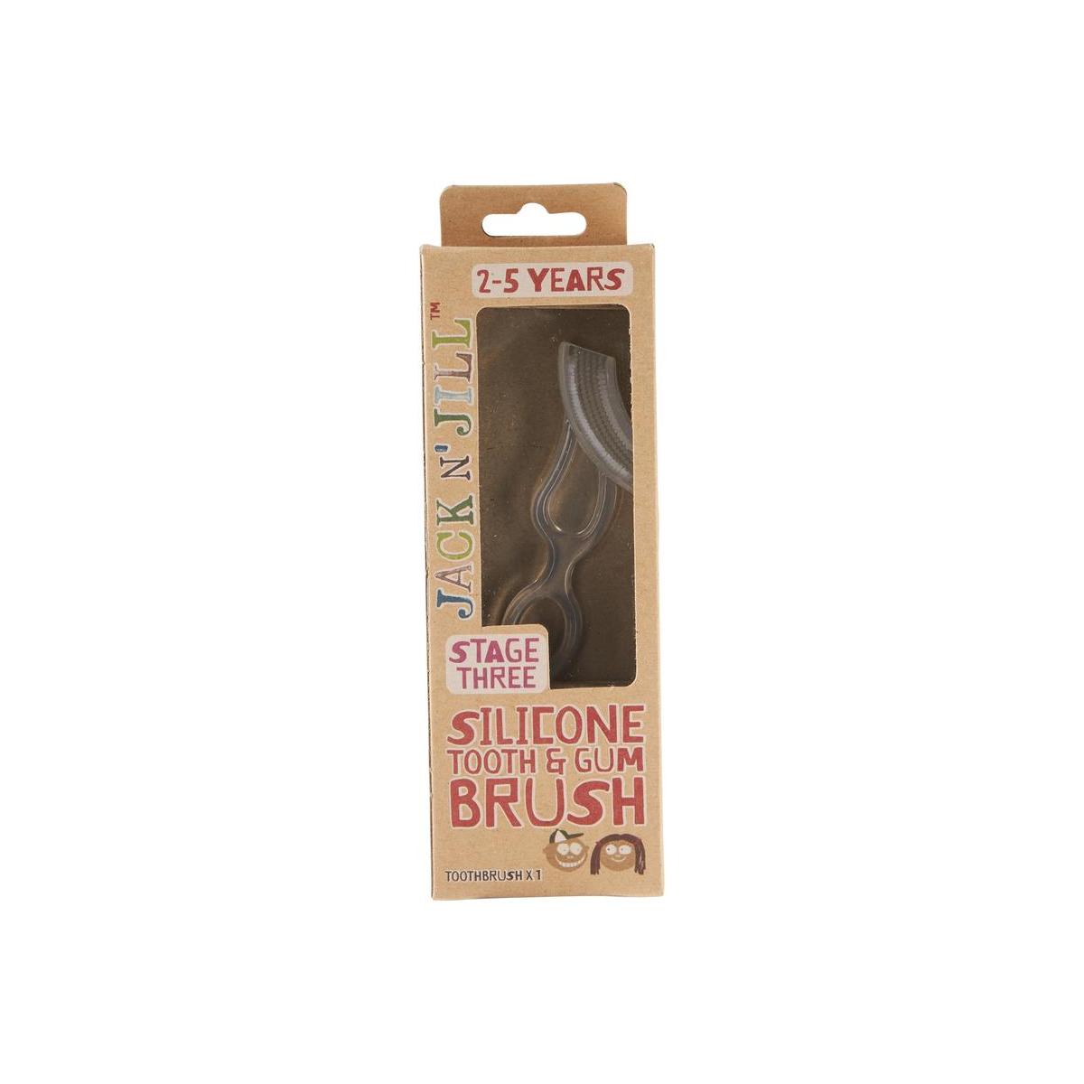 Silicone tooth & gum brush