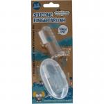 Silicone finger brush