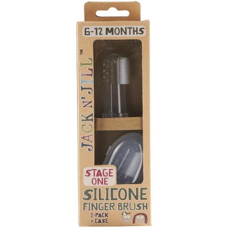 Silicone finger brush