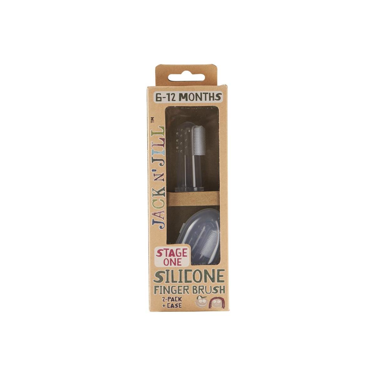 Silicone finger brush