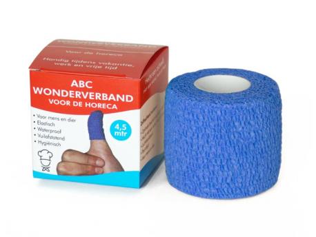 Wonderverband blauw horeca