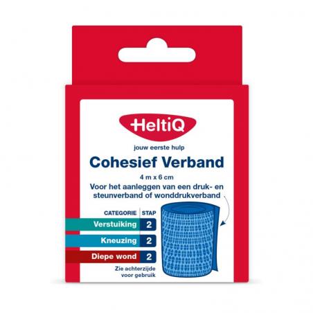 Cohesief verband 4 m x 6 cm