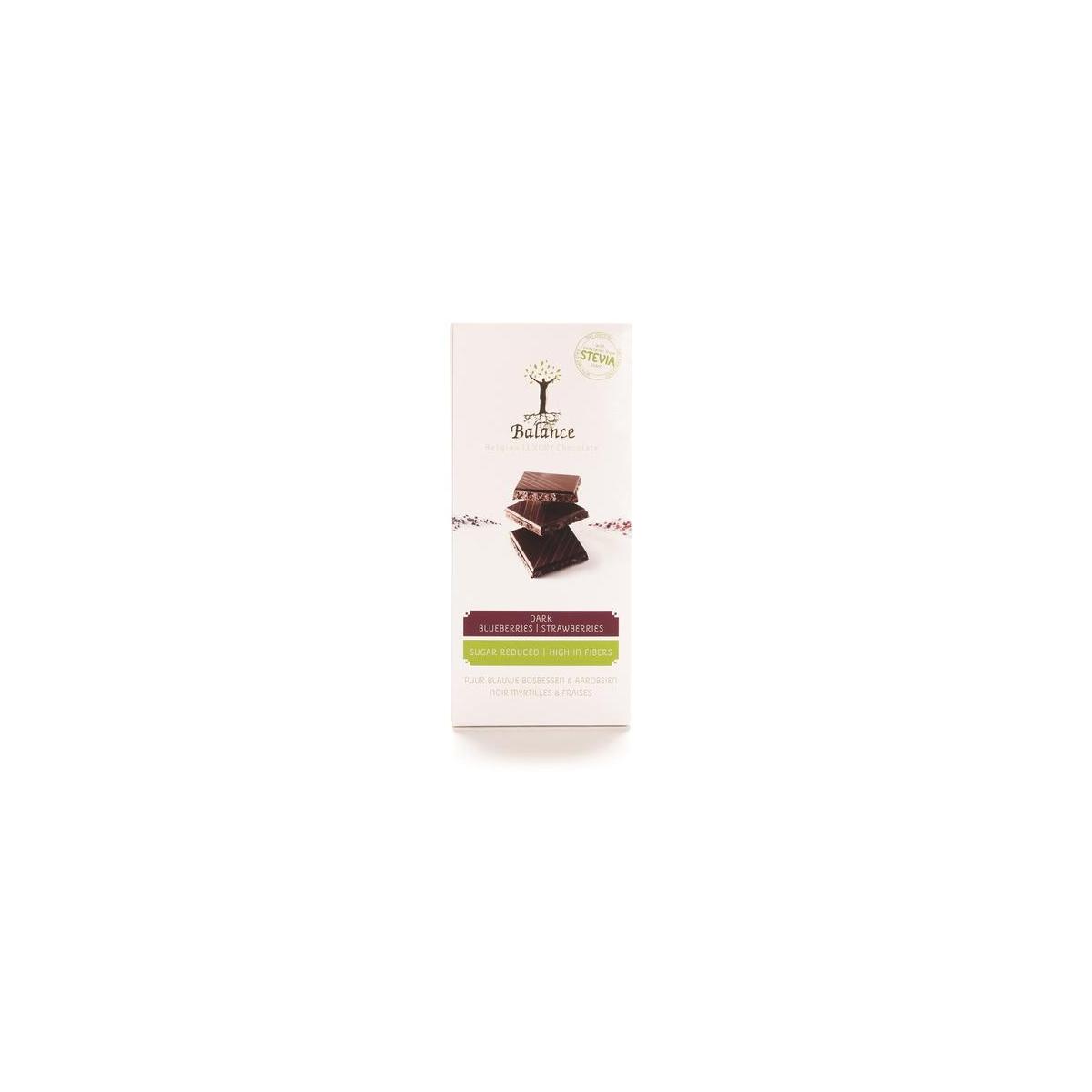 Choco stevia tablet puur bosbes