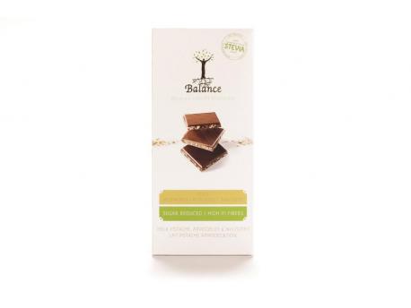 Choco stevia tablet melk pistache